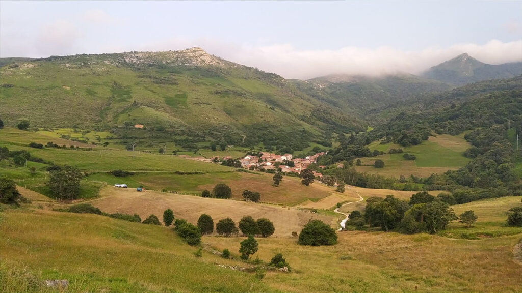 Pueblo de Cicera en Cantabria